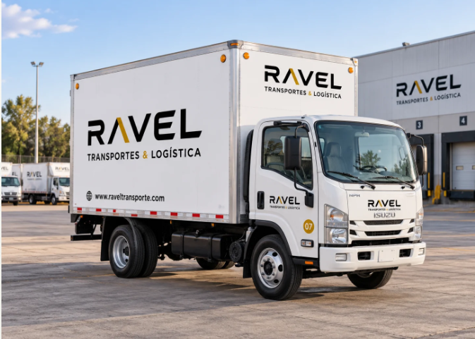 Unidad tipo rabón de RAVEL rotulada